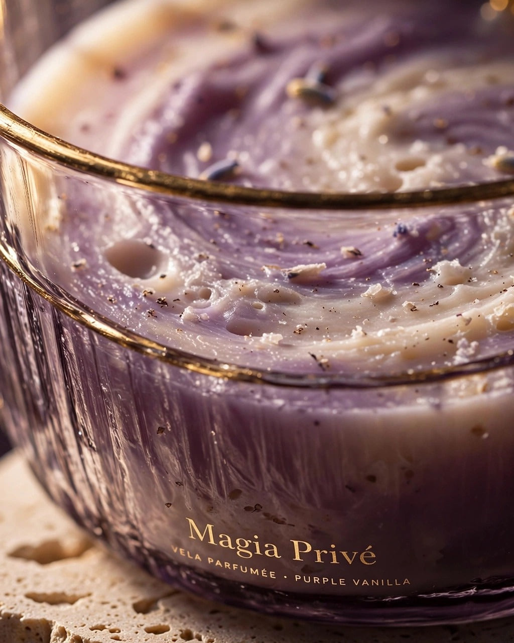 Je Joue Scented Candle · Purple Vanilla · 160 g